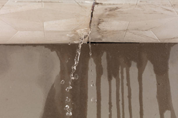 Professional Flood Damage Cleanup technician working in Pfafftown, NC